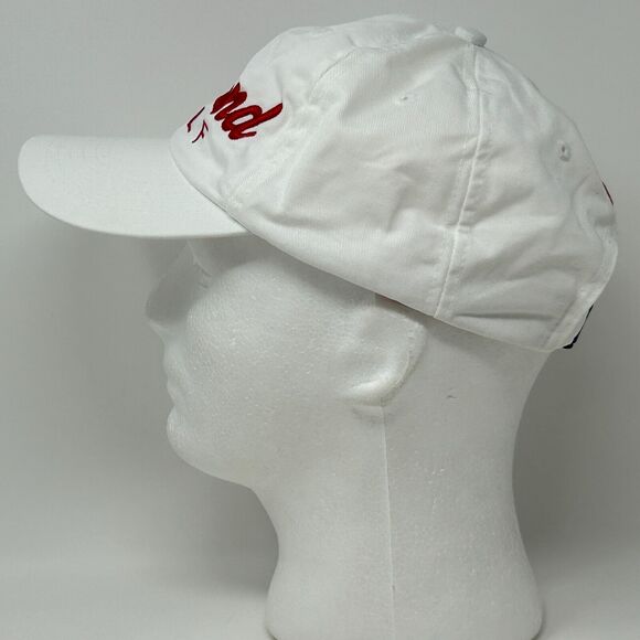 Cleveland Golf Dad Hat Cap Golfer Golfing White Cotton 6 Panel Strapback - Picture 8 of 12